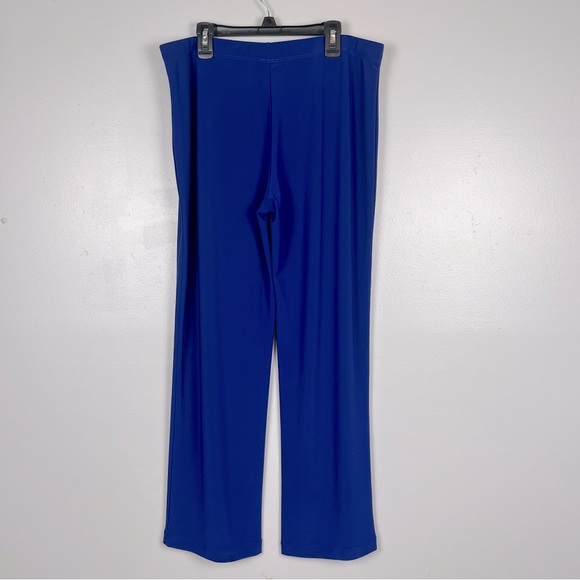 Clara Sun Woo blue elastic waist pullon stretchy pants, size 1X. - Picture 2 of 6
